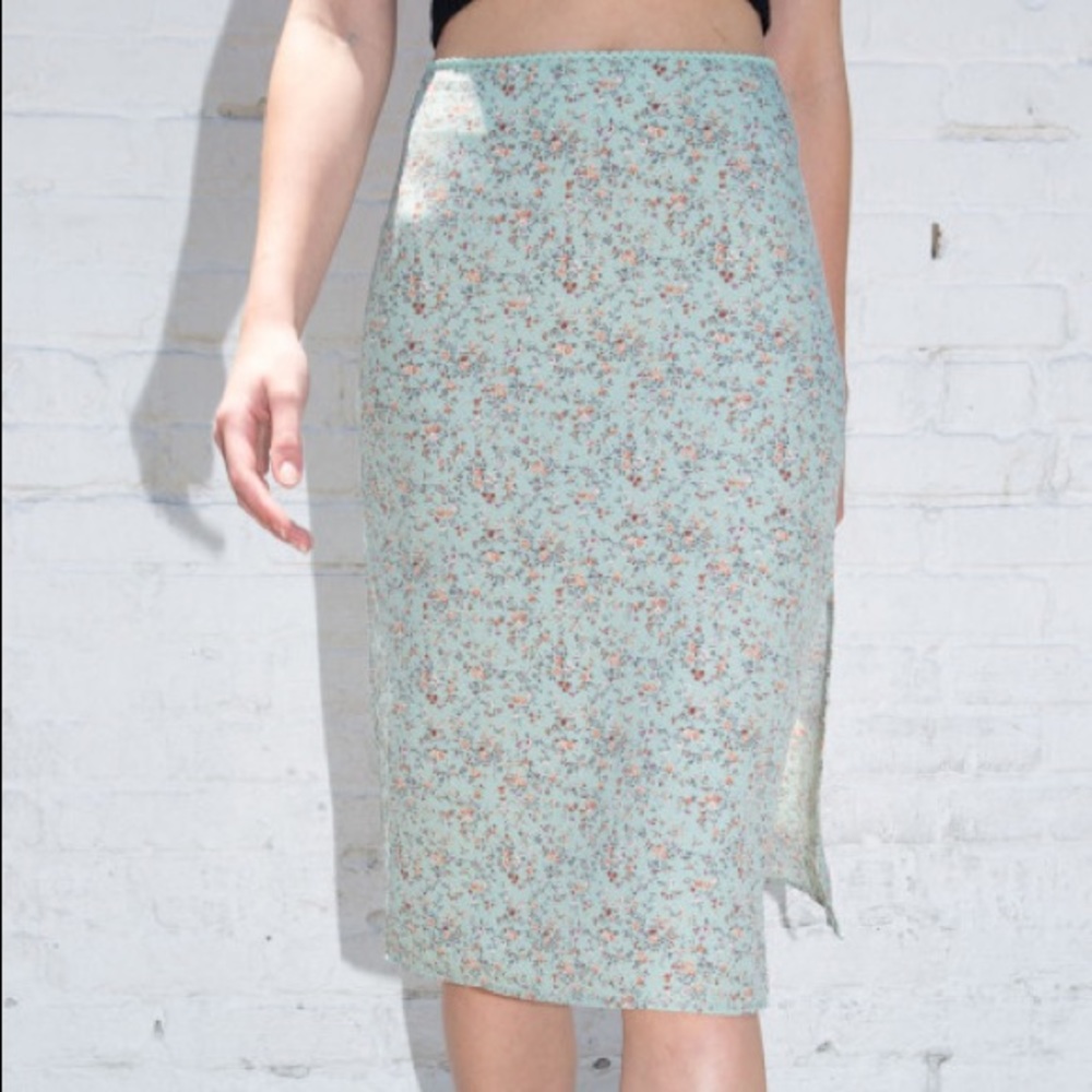 Long Floral Cute Phoebe Skirt